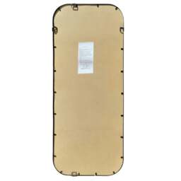 Rackhams Logan Full Length Wall Mirror Black Metal - 156.5cm x 65.5cm - Champagne - thumbnail 6