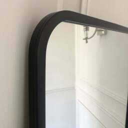 Rackhams Logan Full Length Wall Mirror Black Metal - 156.5cm x 65.5cm - Champagne - thumbnail 3