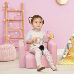 Rackhams Kids Mini Sofa 2 In 1 Table Chair Set Children Armchair Seat Girl Boys