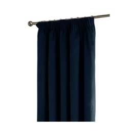 Rackhams Ultimate Velvet Pencil Pleat Curtains - Royal Blue - 229cm x 183cm - Royal Blue - 100% Polyester - thumbnail 2