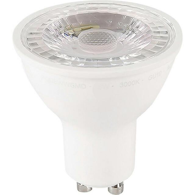 Rackhams LED GU10 5w Light Bulb Cap 370lm 4000k Cool White - White - One Size - image 1