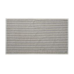 Rackhams Rice Weave Stripe Cotton Towel Grey - Bath Towel - Grey - thumbnail 3
