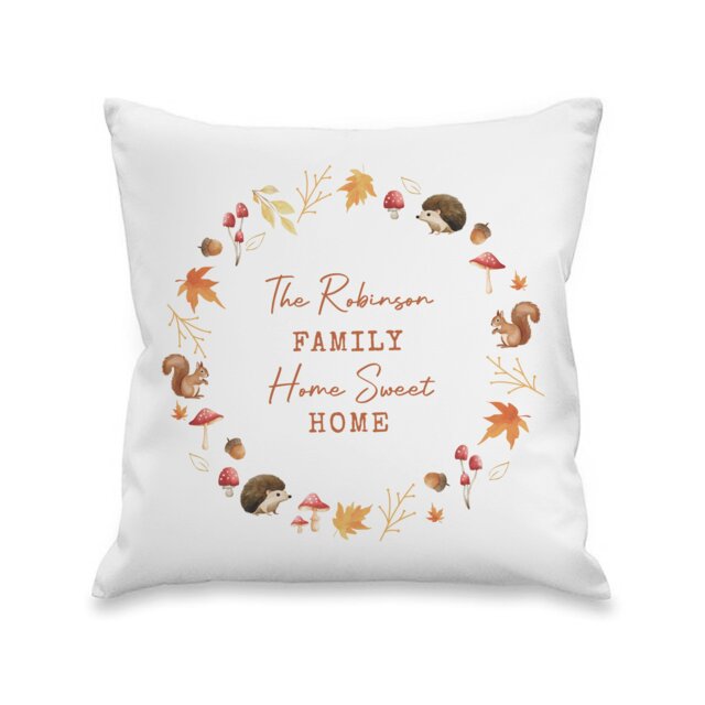 Rackhams Personalised Autumn Cushion - image 1