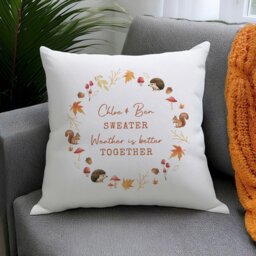 Rackhams Personalised Autumn Cushion - thumbnail 5