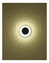 Rackhams 230v Paris Wall Light  White/Black - thumbnail 2