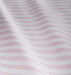 Rackhams Pencil Stripe Pink Duvet Cover Set - Double - thumbnail 3
