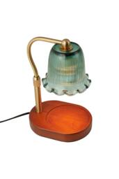 Rackhams Height Adjustable Candle Warmer Lamp with Timer & Dimmer - Walnut - One Size - thumbnail 2