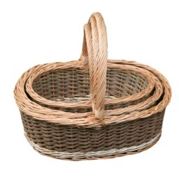 Rackhams Set of 3 Pennine Wicker Shopping Baskets