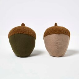 Rackhams Luxury Fabric Acorn Doorstop Set of 2 - thumbnail 2
