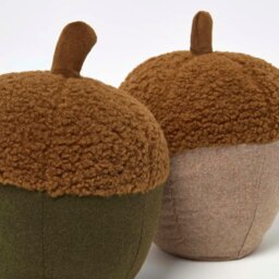 Rackhams Luxury Fabric Acorn Doorstop Set of 2 - thumbnail 4