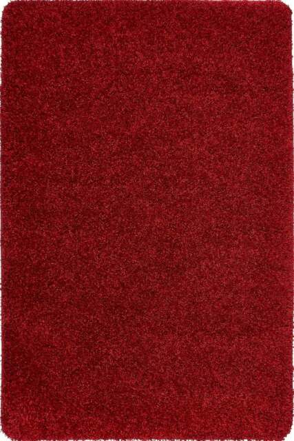 Rackhams Tufted Washable Rug – Red Colour - 100X150 cm - image 1