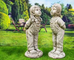 Rackhams Large Boy and Girl 'Young Love' Garden Ornament - thumbnail 4