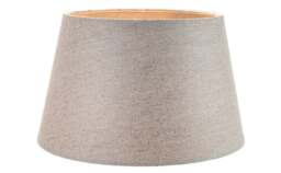 Rackhams Classic 10 Inch Grey Linen Fabric Drum Table/Pendant Lamp Shade 60w Maximum - thumbnail 2