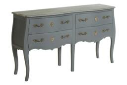 Rackhams Loire Grey 4 Drawer Sideboard - thumbnail 4