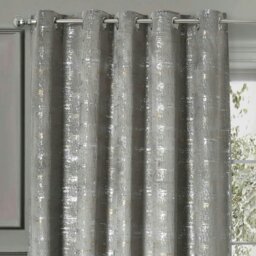 Rackhams Warwick Readymade Eyelet Curtains - 168cm x 183cm - Green - thumbnail 4