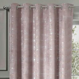 Rackhams Warwick Readymade Eyelet Curtains - 168cm x 183cm - Green - thumbnail 2