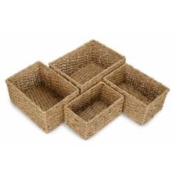 Rackhams Thatch Grass Woven Storage Basket - Extra Large - thumbnail 3