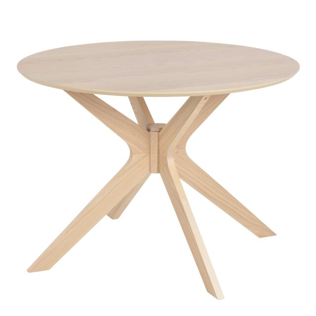 Rackhams I_Duncan Round Dining Table in White Oak - Brown - No - White - image 1