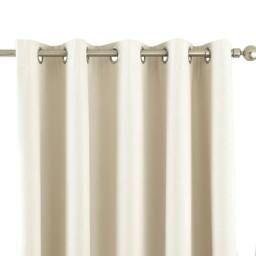Rackhams Eclipse Blackout Eyelet Curtains - Ivory - 46 x 54in (117 x 137cm) - Ivory - 100% Polyester - thumbnail 2