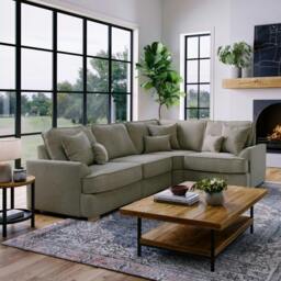Rackhams Harrogate Right Hand Corner Sofa - Stone - thumbnail 6