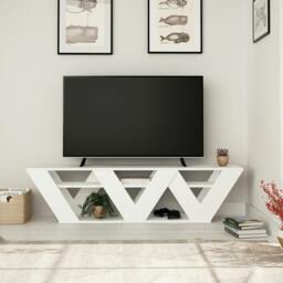 "Rackhams Ralla Modern TV Unit with Shelves 65"" 158cm - Anthracite" - thumbnail 4