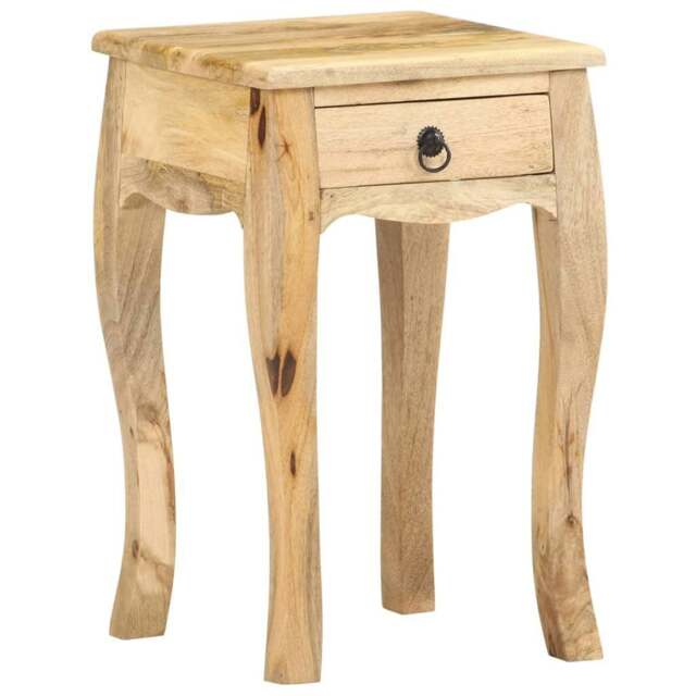 Rackhams Bed Cabinet 28x28x46 cm Solid Mango Wood