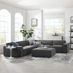 Rackhams Lynnbrook Two Seater, Three Seater, Four Sofa, Four Sofa Corner, Linen - 280cm - Dark Grey - thumbnail 3