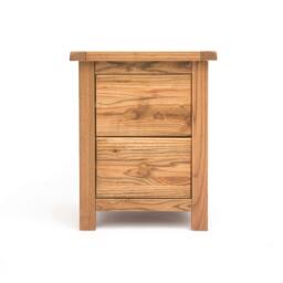Rackhams Trivento 2 Drawer Bedside Table - Natural