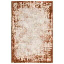 Rackhams Kuza Border Terracotta Rug - 80x150cm