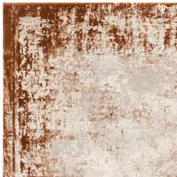 Rackhams Kuza Border Terracotta Rug - 80x150cm - thumbnail 5