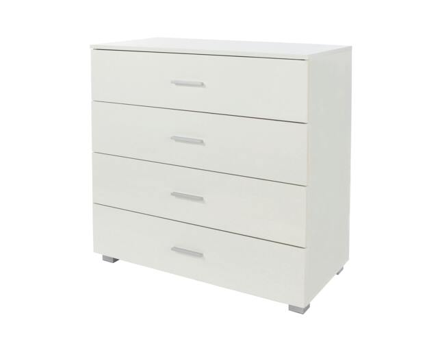 Rackhams Lido 4-Drawer Chest of Drawers - White - image 1