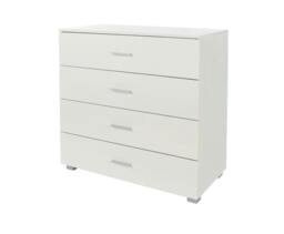Rackhams Lido 4-Drawer Chest of Drawers - White - thumbnail 1