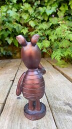 Rackhams Piglet Garden Sculpture Ornament Decor - Polystone Resin - Small - 1 - thumbnail 4
