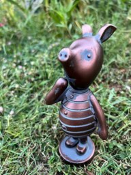 Rackhams Piglet Garden Sculpture Ornament Decor - Polystone Resin - Small - 1 - thumbnail 2