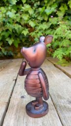 Rackhams Piglet Garden Sculpture Ornament Decor - Polystone Resin - Small - 1 - thumbnail 3