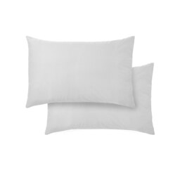 Rackhams 400 Thread Count Cotton Sateen Standard Pillowcase Pair - White - 50x75cm (x2) - thumbnail 5