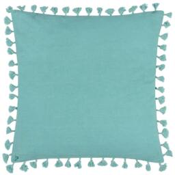 Rackhams Chamae Tassel Floral Cushion Cover - Lilac - 50cm x 50cm - Lilac - 100% Cotton - thumbnail 2