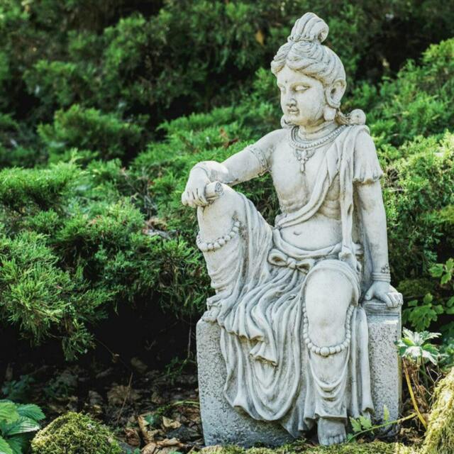 Rackhams Meditating Indian Buddha Garden Ornament - image 1