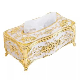 Rackhams Vintage Tissue Box Cover Storage Paper Napkin Holder for Bathroom, Bedroom or Living Room - thumbnail 4