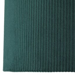 Rackhams Dark Forest Green Corduroy Fabric 10' Lamp Shade with Inner Emerald Satin Lining - thumbnail 3