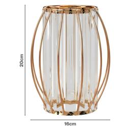 Rackhams Crystal Ceiling Light Shade Pendant Lamp Shade Table Floor Lamps Gold - thumbnail 3