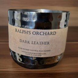 Rackhams 2-Wick Dimpled Black Candles - Fireside - thumbnail 1
