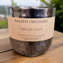 Rackhams 2-Wick Dimpled Black Candles - Fireside - thumbnail 4