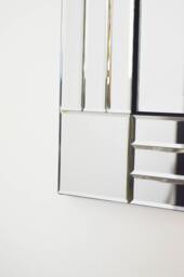 Rackhams Molly Triple Glass Framed Wall Mirror 120cm x 80cm - thumbnail 4