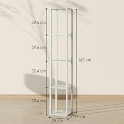 Rackhams Floor Lamp for Living Room, Standing Lamp with Foot Switch, - White - thumbnail 4