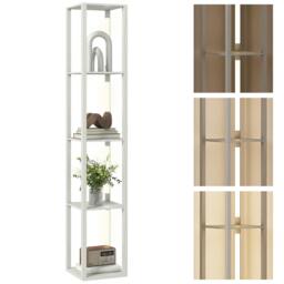Rackhams Floor Lamp for Living Room, Standing Lamp with Foot Switch, - White - thumbnail 3