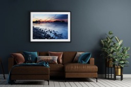 Rackhams Cromer Blue - Framed Print 30 x 20 inch - thumbnail 3