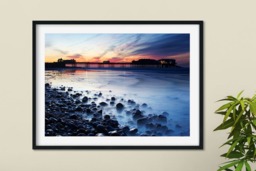Rackhams Cromer Blue - Framed Print 30 x 20 inch - thumbnail 1