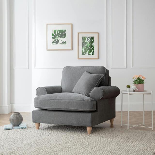 Rackhams The Bromfield Arm Chair - Charcoal - image 1