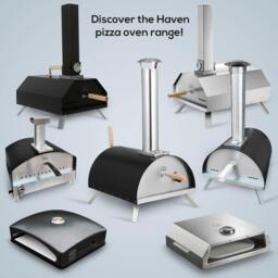 Rackhams Outdoor Wood Fired Pizza Oven Stone Paddle Rain Cover Garden BBQ - thumbnail 6
